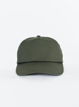 Green cap Adjustable strap at back