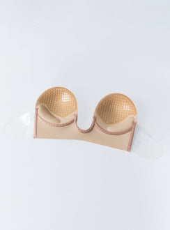 U-Shape Backless Bra Beige
