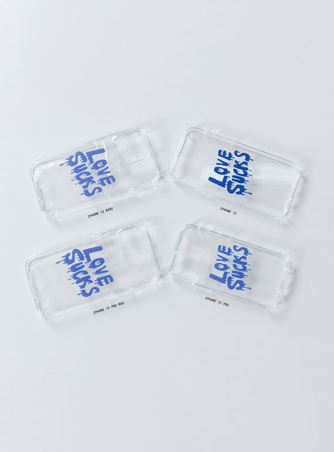 Love Sucks iPhone Case Multi