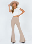 front view of model wearing Princess Polly Rita Roberts Flares 