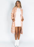 Penelope Coat Pink Check