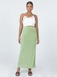 product Harriette Maxi Skirt Sage Princess Polly  Maxi 