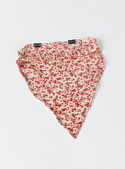 Head scarf Floral print Scarf design Elasticated band at back Good stretch 