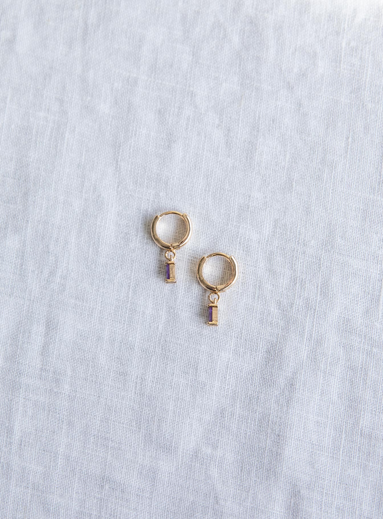 Bridgerton Earrings Purple