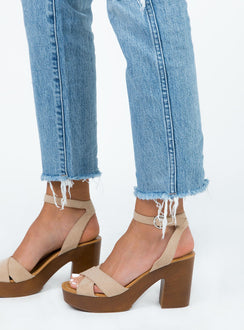 Therapy Camellia Heels Cashew