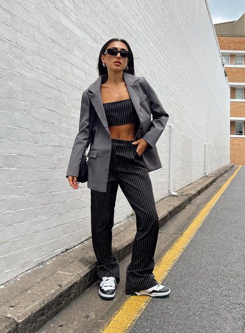 Talisa Oversized Blazer Grey