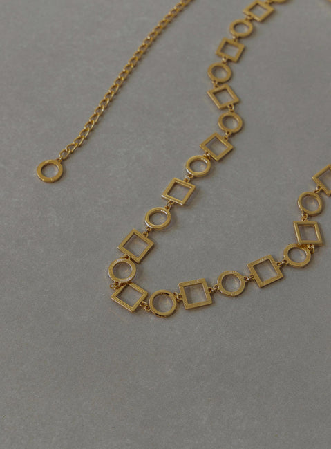 Lucania Chain Belt Gold