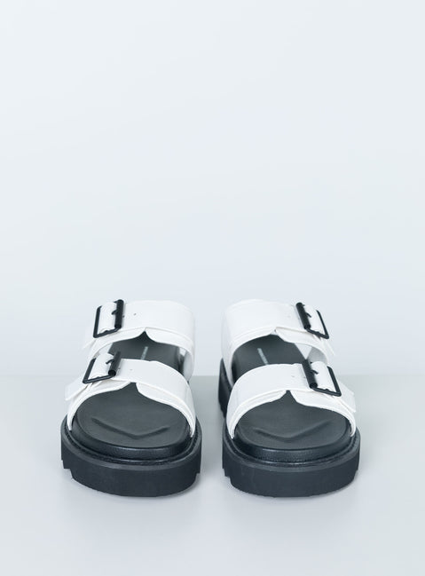Ma Belle Sandals White