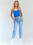 Princess Polly Mid Rise  Albany Denim Jeans
