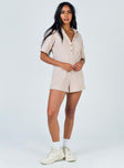 Kegan Romper Beige