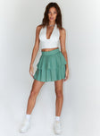 Greta Mini Skirt Green