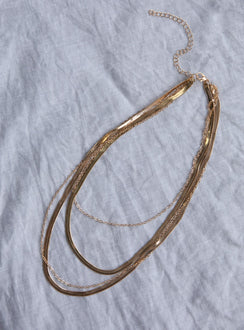 The Orla Necklace Set Gold