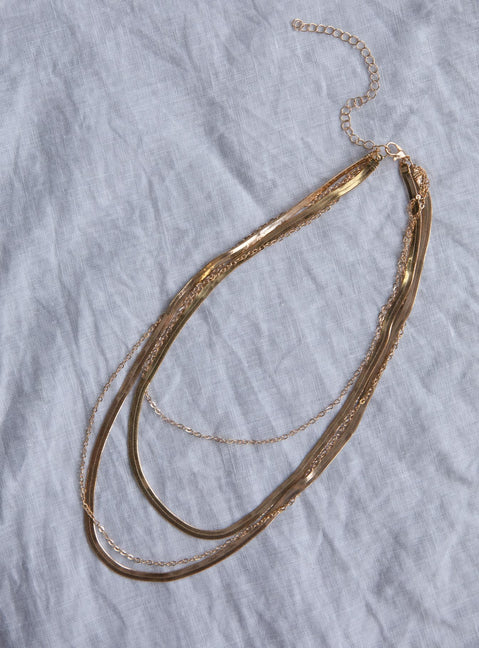 The Orla Necklace Set Gold