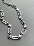 Chain belt Silver-toned Chunky design Lobster clasp fastening