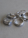 Clevedon Ring Pack Silver