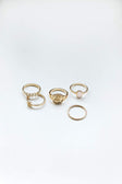Sonia Ring Pack Gold