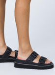 Ma Belle Sandals Contrast Stitch