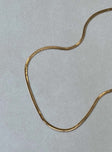 Necklace 18K Gold Plated Snake chain