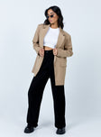 Welcome To The Jungle Blazer Beige