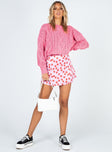 Anaya Oversized Sweater Pink Princess Polly  long 