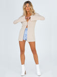 product Macy Cardigan Beige Princess Polly  Long 