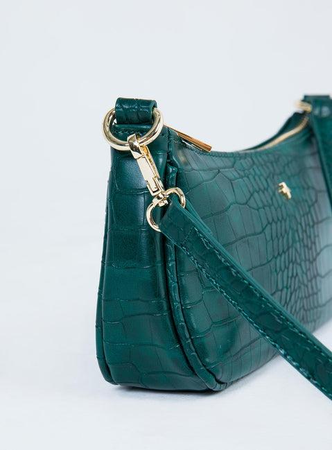 Peta & Jain Piper Bag Green Croc