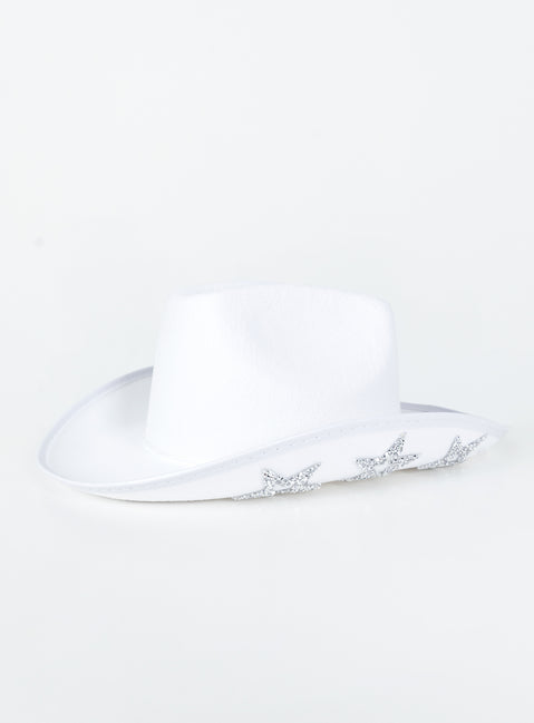 Headline Cowboy Hat White