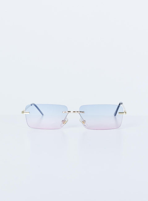 Indi Sunglasses Blue Ombre