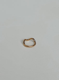 Ring Gold toned Lightweight