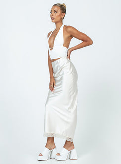 product Kamden Midi Skirt Cream Princess Polly  Maxi 