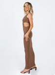 product Princess Polly Crew Neck  Alaska Maxi Dress Brown