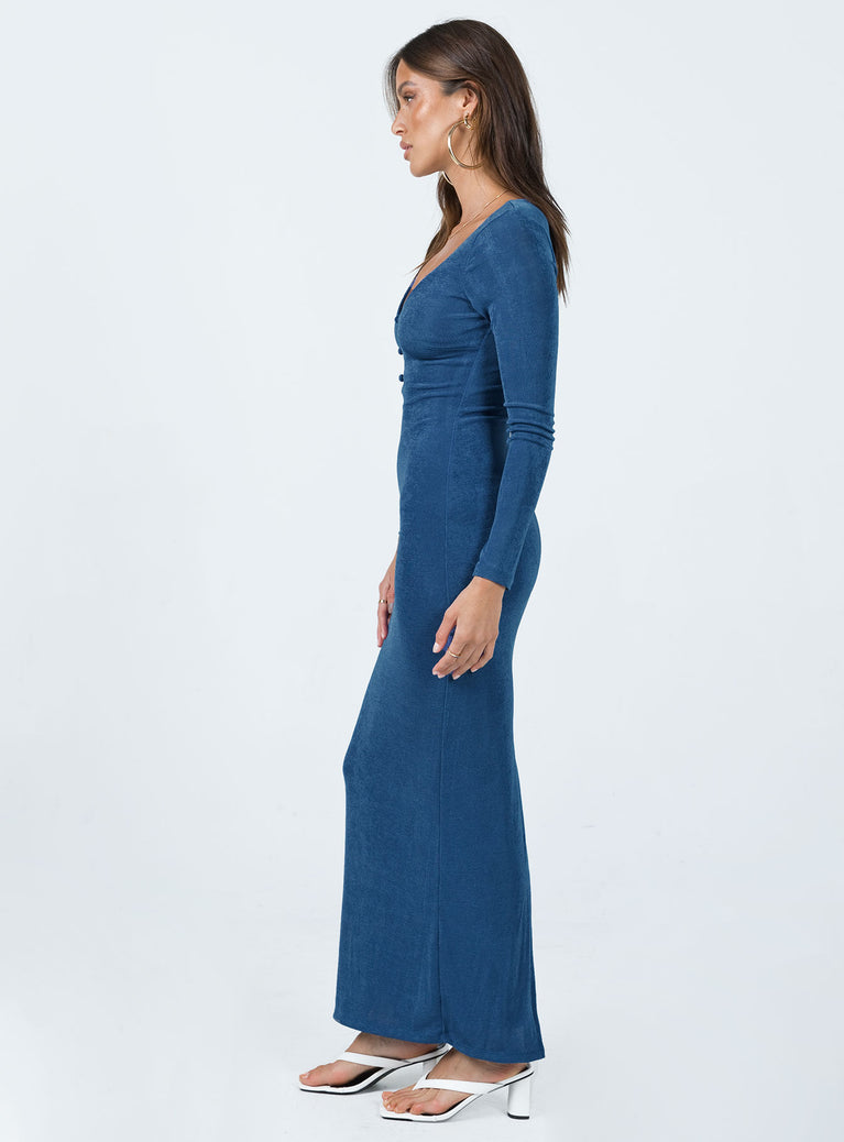 Zelie Maxi Dress Blue