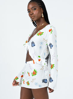 product Drawn To You Mini Skirt Multi Princess Polly  Mini Skirts 