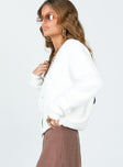 Carlo Cardigan White Princess Polly  long 