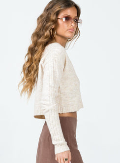Swift Cardi Set Beige Cropped 