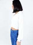 Frances Sweater White Princess Polly  Cropped 