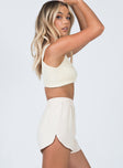 Tenelle Shorts Beige Princess Polly high-rise 