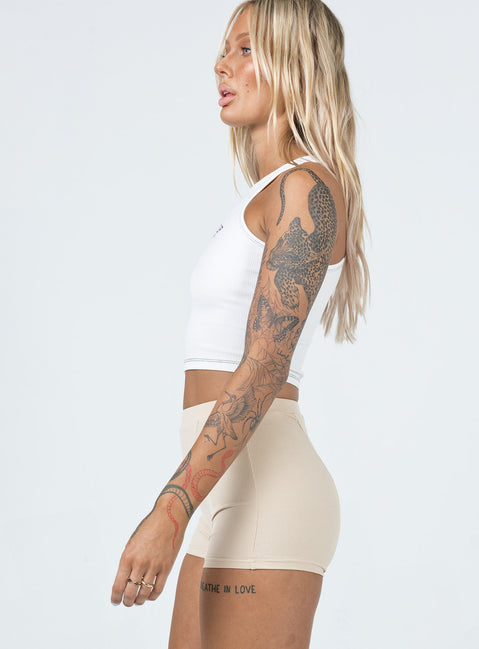 Camello Bike Shorts Beige
