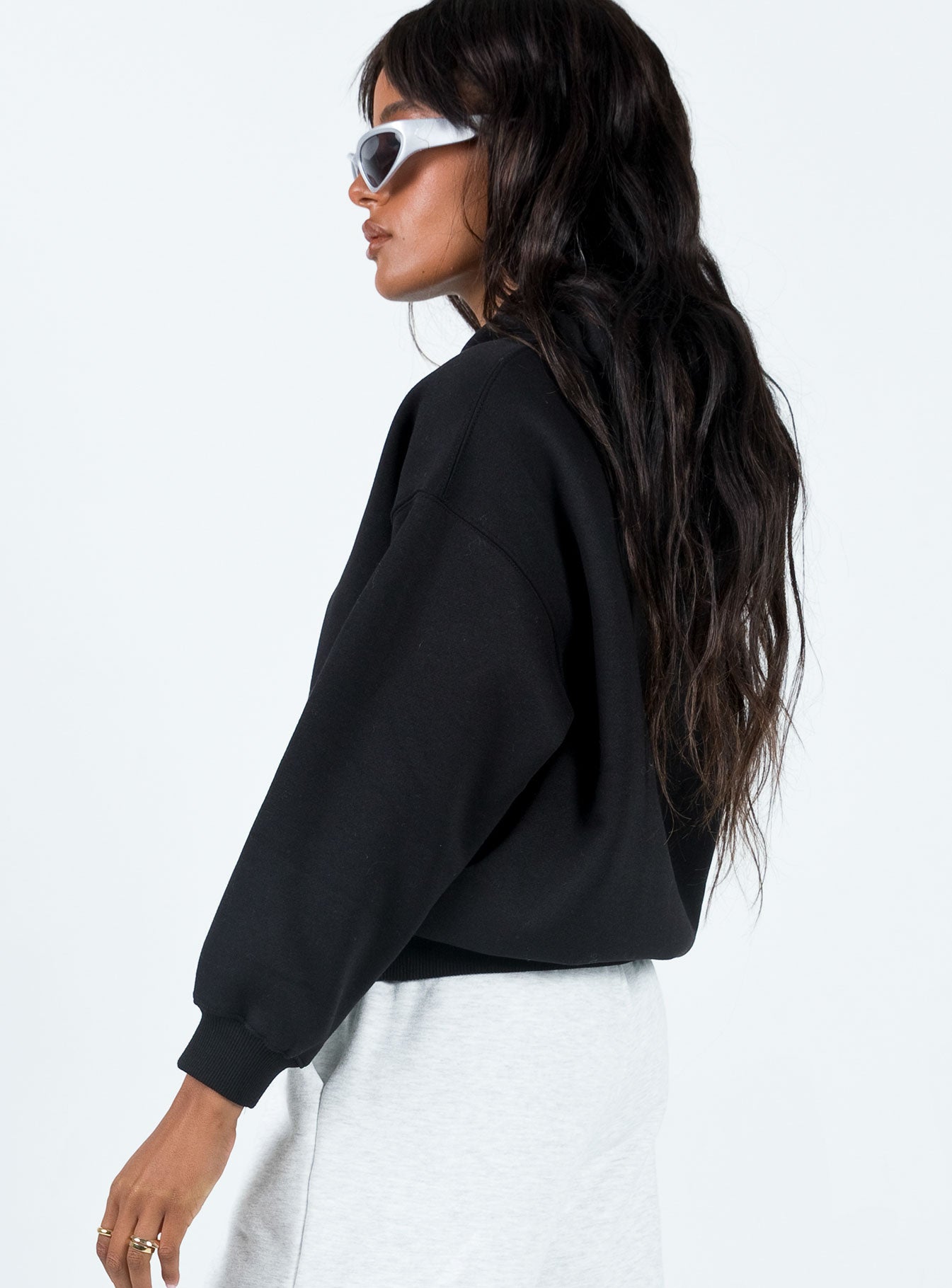 Reign Hoodie Black Princess Polly  regular 