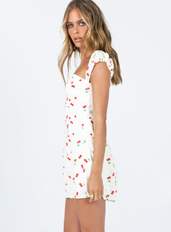 product Princess Polly Crew Neck  Rozalia Mini Dress White Multi