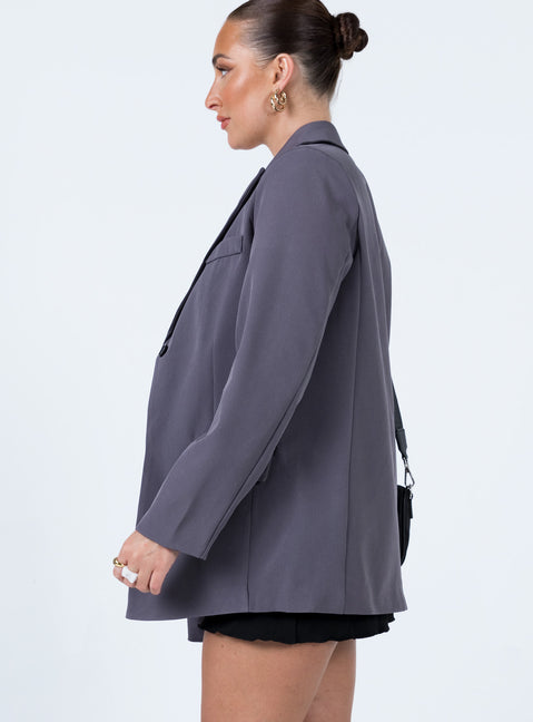 Talisa Oversized Blazer Grey