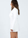 product Princess Polly V-Neck  Kyah Wrap Blazer Dress White