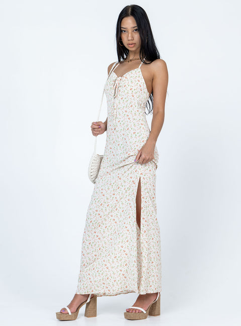 product Princess Polly Square Neck  Delilah Maxi Dress White Multi