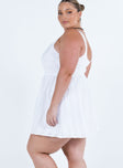 product Princess Polly Square Neck  Lorinda Mini Dress White Curve