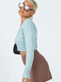 Jane Cardigan Green Princess Polly  Cropped 