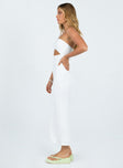 product Princess Polly High Neck  Talena Strapless Midi Dress White