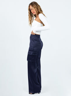 product Princess Polly  Gilmore Cargo Pants Navy