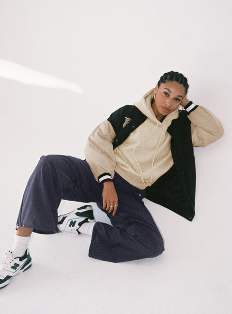 Bomber jacket Embroidered graphics throughout Press button fastening Twin hip pockets Elasticated cuffs & waistband