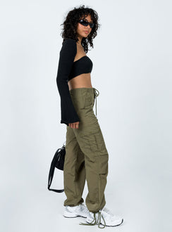 product Princess Polly  Poplar Cargo Utility Pants Khaki