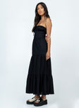 product Princess Polly Asymmetric Neckline  Alexa Maxi Dress Black